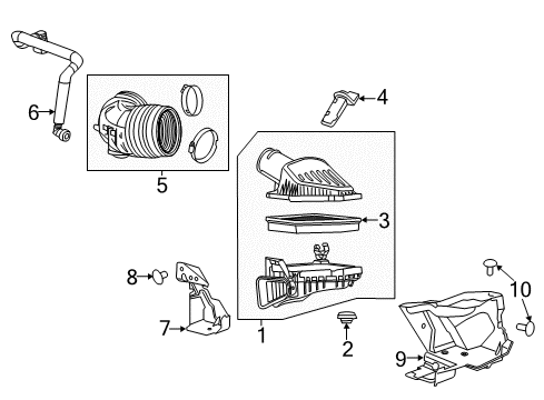 2018 Chevy Camaro Air Intake Diagram 3 - Thumbnail