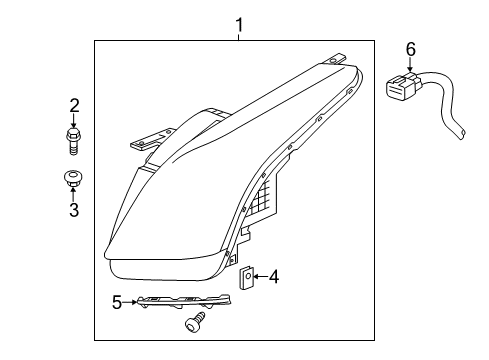 2014 Cadillac ELR Headlamps, Electrical Diagram