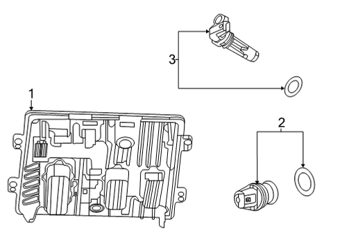 2024 Chevy Silverado 3500 HD Ignition System Diagram 1 - Thumbnail