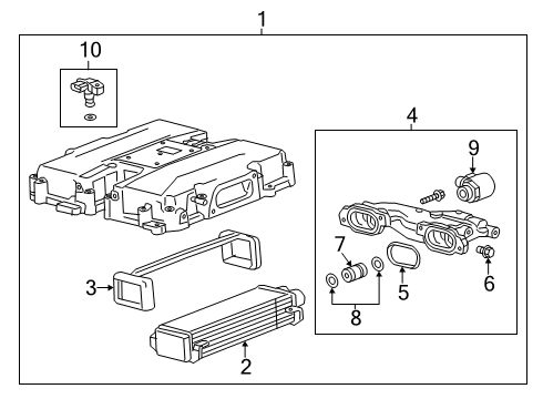 2016 Cadillac ATS Turbocharger Diagram 3 - Thumbnail