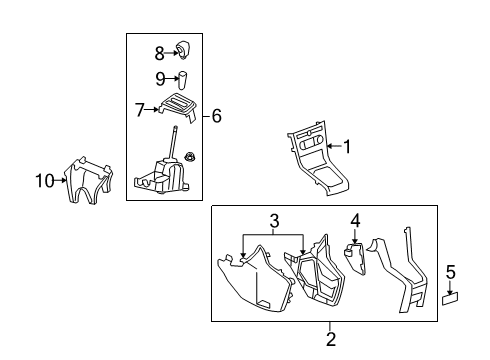 2008 Saturn Vue Control,Automatic Transmission Diagram for 25998801