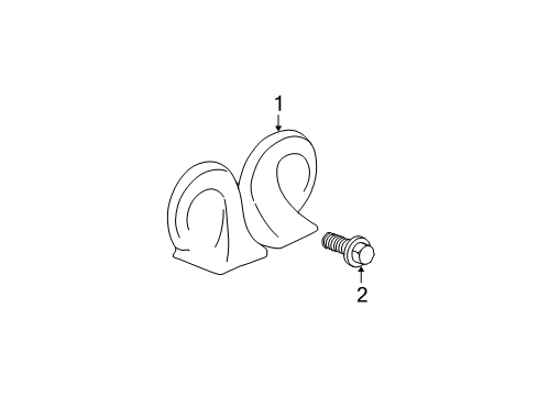 2000 Cadillac DeVille Horn Diagram