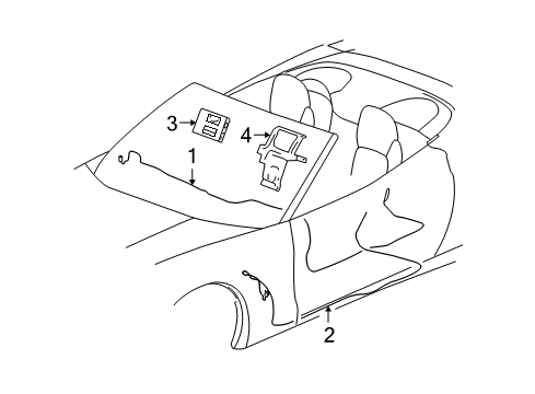 2013 Chevy Corvette Antenna & Radio Diagram 1 - Thumbnail