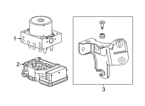 2017 Chevy Sonic ABS Components, Electrical Diagram