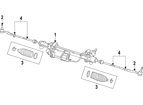 2016 Chevy Caprice Steering Column & Wheel, Steering Gear & Linkage Diagram 4 - Thumbnail