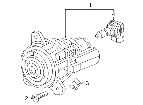 2019 Buick Cascada Bulbs Diagram 3 - Thumbnail