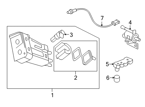 2009 Pontiac G5 Emission Components Diagram 2 - Thumbnail