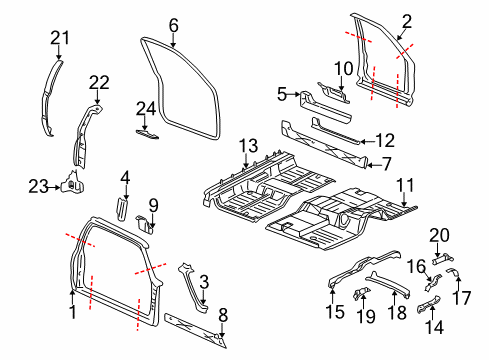 2007 GMC Sierra 2500 HD Uniside Diagram 1 - Thumbnail