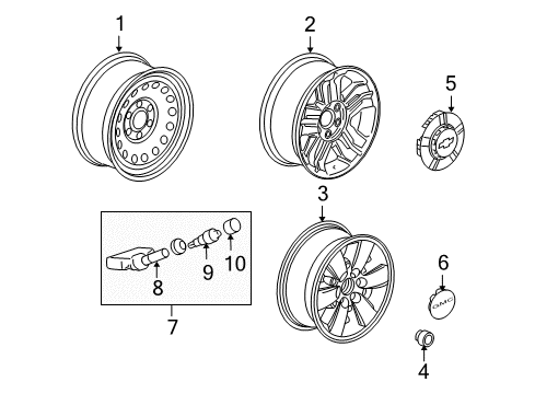 2009 GMC Sierra 1500 Tire Pressure Monitoring, Electrical Diagram 1 - Thumbnail