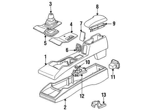 1994 Chevy Corsica Switch Assembly, Side Window *Graphite Diagram for 22588712