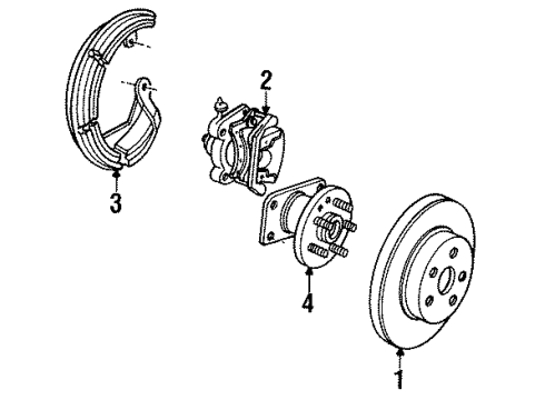 1992 Cadillac Seville Rear Brakes Diagram