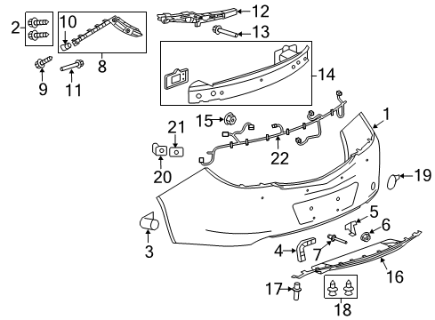 2012 Buick Regal Parking Aid Diagram 3 - Thumbnail