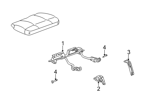 2004 Cadillac Escalade Tracks & Components Diagram 2 - Thumbnail