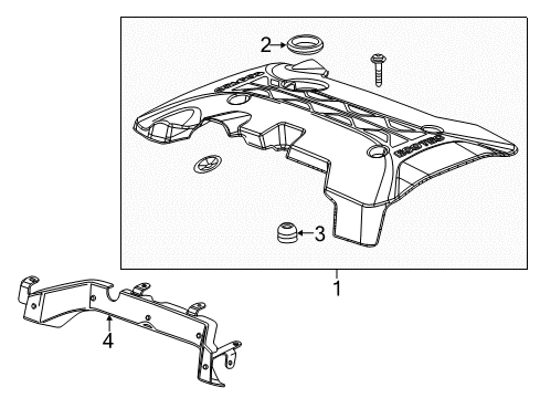 2015 Chevy Malibu Engine Appearance Cover Diagram 1 - Thumbnail