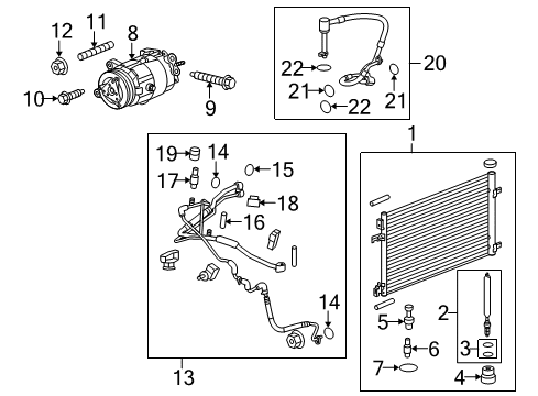 2017 Cadillac XTS Air Conditioner Diagram 1 - Thumbnail