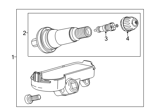 2023 Buick Envision Tire Pressure Monitoring Diagram