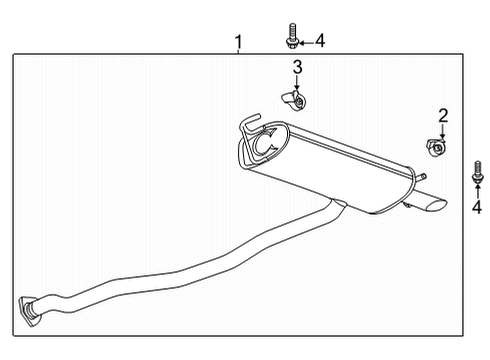 2021 Chevy Trailblazer Exhaust Components Diagram 2 - Thumbnail