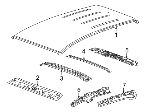 2015 Buick Encore Roof & Components Diagram 2 - Thumbnail