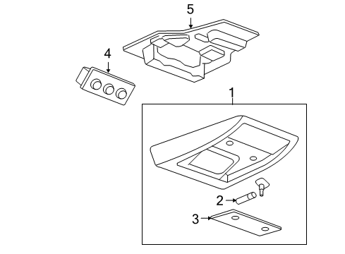 2008 GMC Yukon Overhead Console Diagram 7 - Thumbnail