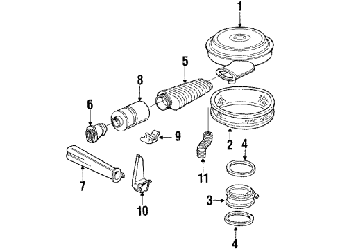 1994 Chevy K2500 Filters Diagram 1 - Thumbnail