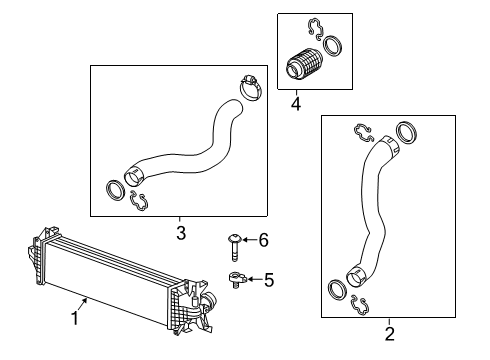 2019 Cadillac CT6 Intercooler Diagram 1 - Thumbnail