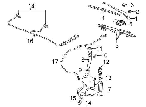 2019 Buick Regal Sportback Tube Assembly, Wswa Solv Cntnr Fil Diagram for 39000984