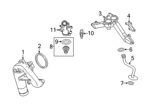 2017 Chevy Silverado 2500 HD Cooling System, Radiator, Water Pump, Cooling Fan Diagram 2 - Thumbnail