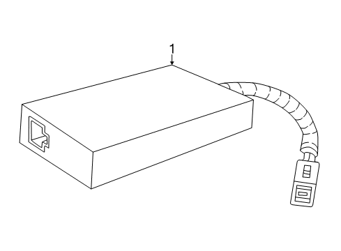 2007 Cadillac CTS Antenna & Radio Diagram 2 - Thumbnail