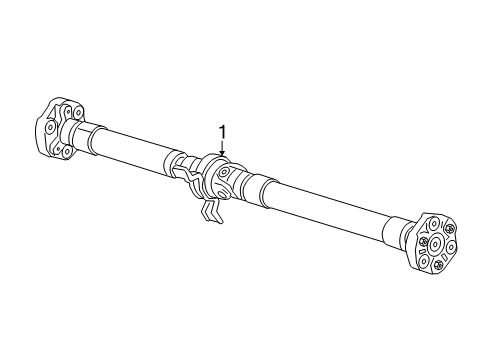 2024 Chevy Camaro Drive Shaft  Diagram