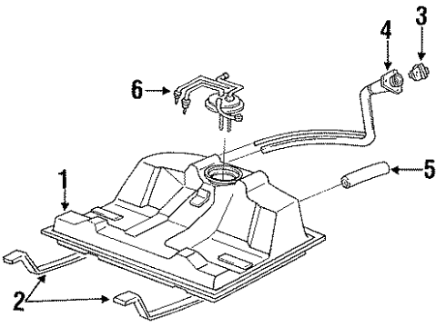 1992 Chevy Lumina Fuel System Components Diagram