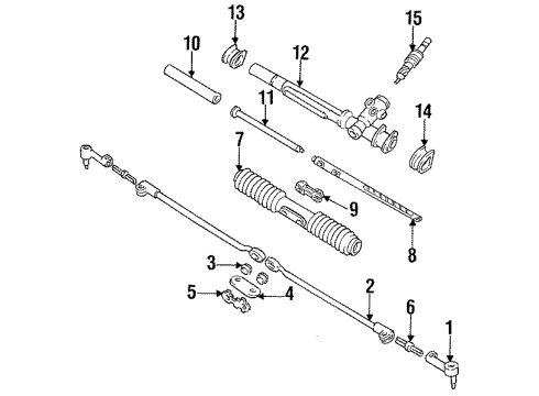 1986 Pontiac Grand Am Power Steering System & Steering Column Diagram 2 - Thumbnail