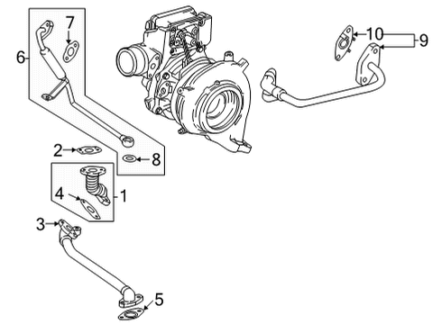 2020 GMC Sierra 3500 HD Turbocharger Diagram 2 - Thumbnail