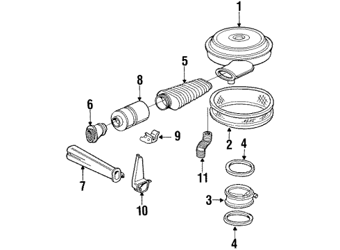 1990 Chevy C1500 Filters Diagram 1 - Thumbnail