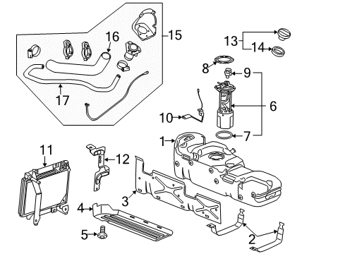 2010 Chevy Silverado 3500 HD Senders Diagram 2 - Thumbnail