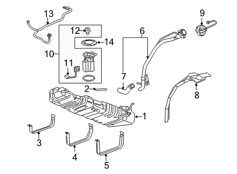 2006 Pontiac Montana Fuel Supply Diagram 3 - Thumbnail