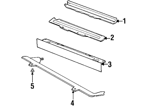 1997 Oldsmobile Cutlass Stud Assembly, Air Cleaner Diagram for 10048668