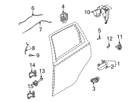 2005 Chevy Aveo Rear Door Diagram 6 - Thumbnail