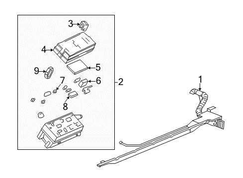 2003 Cadillac Seville Harness Asm,Body Wiring Diagram for 88987192