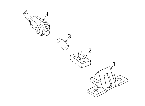 1995 Pontiac Sunfire License Lamps Diagram 2 - Thumbnail