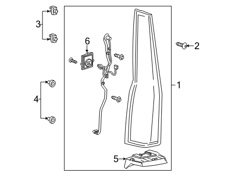 2015 Cadillac Escalade Combination Lamps Diagram