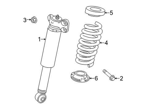 2020 Cadillac CT4 Shocks & Components - Rear Diagram