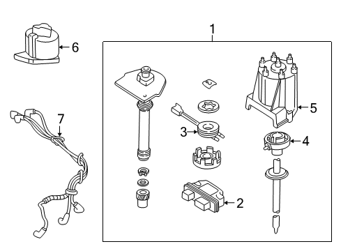 1994 GMC Safari Distributor Diagram