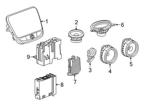 2024 Chevy Malibu Sound System Diagram