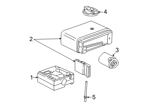 2021 Cadillac XT5 Air Compressor Diagram