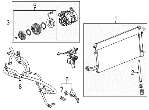 2019 Chevy Tahoe Air Conditioner Diagram 1 - Thumbnail