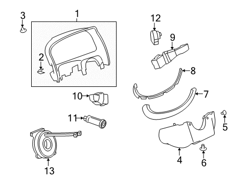 2009 Saturn Vue Ignition Lock, Electrical Diagram 1 - Thumbnail