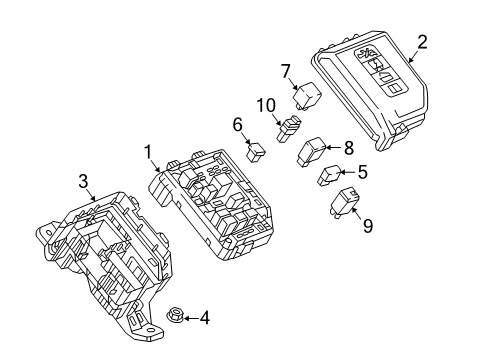 2019 Chevy Spark Cover Assembly, Eng Wrg Harn J/Blk Diagram for 42603475