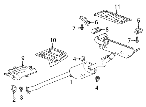 2018 Buick Envision Exhaust Components Diagram 4 - Thumbnail