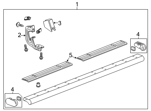 2011 Chevy Silverado 1500 Running Board Diagram 1 - Thumbnail