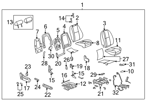 2008 Chevy Suburban 1500 Power Seats Diagram 5 - Thumbnail